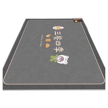 New diatom mud kitchen floor mat anti-slip and oil-proof