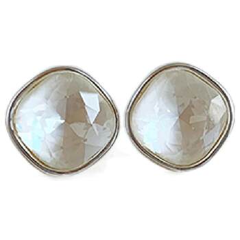 Square crystal stud earrings for women 2025 new hot style