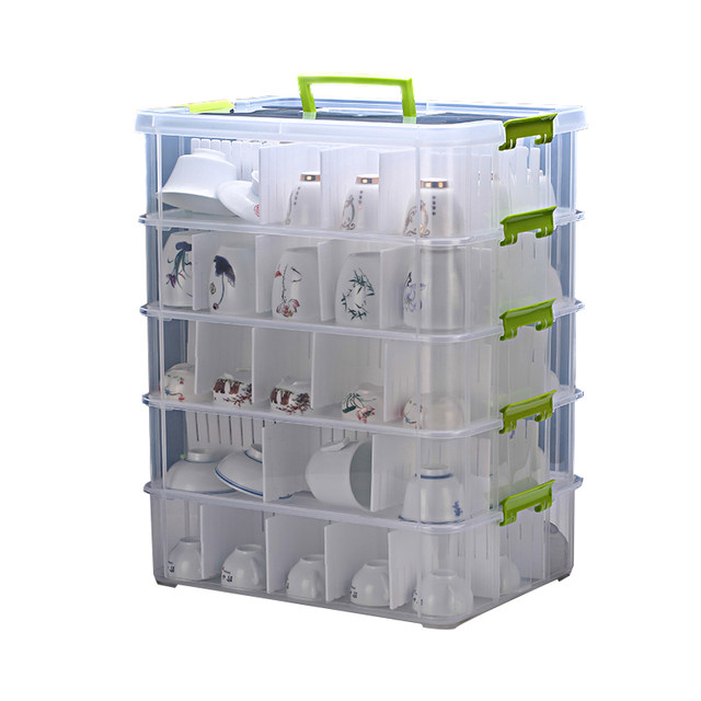 Simple and stackable cup storage space-saving tea
