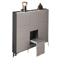Zhao Jiangshijia ultra-thin tipping shoe cabinet light luxury home entrance entrance cabinet modern simple small apartment storage shoe cabinet