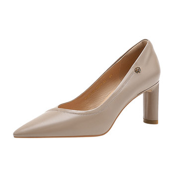 Hazen high heels women's autumn new fashion commuter sheep leather non-tiring women's shoes hl247122