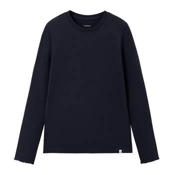 All-cotton era knitted long sleeve t-shirts in seasonal change