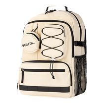 Deli student schoolbag trendy water-repellent large-capacity storage student spine protection burden reduction boys elementary school junior high school high school 2024 new backpack backpack back to school large capacity light general