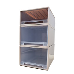 Drawer-type clothing storage box thickened transparent wardrobe organizer storage box extra large plastic clothing storage box