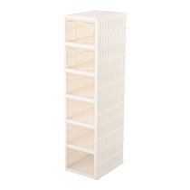 Multi-layer installation-free dust-proof shoe box integrated shoe storage cabinet simple plastic transparent foldable shoe cabinet large capacity
