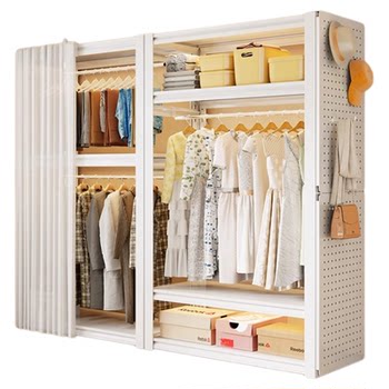 Hanger clothes rack household wardrobe storage cabinet storage rack