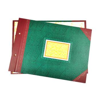 Ledger cover, ledger folder, loose-leaf cover