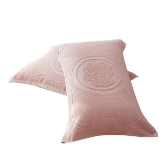 Pair of vintage pure cotton pillow covers