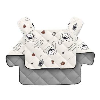 Small electric vehicle windshield quilt with thick velvet for winter to protect against cold