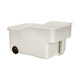 Household storage basket with handle