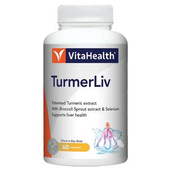 Australian Vitahealth Active Curcumin Women's Liver Protection Non-Milk Thistle Stay Up Late Liver Purifying Pills Exclusive ຢາຄຸມກຳເນີດ