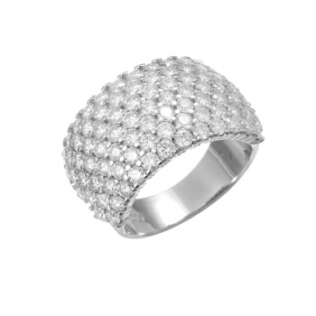 Ahchoo heavy industry inlaid moissanite ring simple design high-end s925 silver ring couple ring