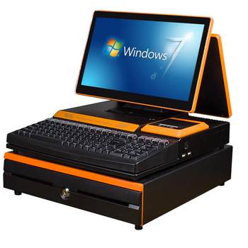 Installation-free all-in-one cash register for supermarkets and convenience stores