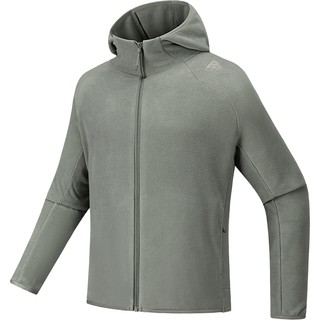 安踏火壳抓绒衣男款大地之壳3.0冬季摇粒绒外套连帽官方正品上衣