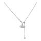 Pearl Saturn Pendant Necklace Titanium Steel Sweater Chain