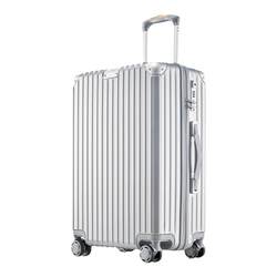 Ginza suitcase women's zipper trolley case men's aluminium frame 20 inches ແຂງແຮງແລະທົນທານ boarding suitcase universal wheel