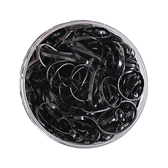 一次性小橡皮筋女黑色小皮筋扎头发头绳不伤发高弹力不勒发圈头饰