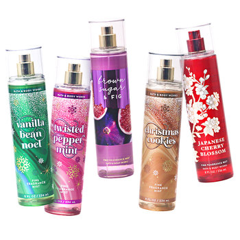 ຈັດສົ່ງຟຣີອາເມຣິກາ BBW Fragrance Spray 75ml Travel Size Refreshing Moisturizing Body Eau de Toilette BathBodyworks