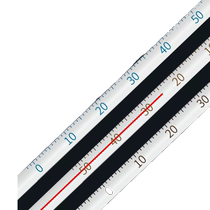 Household red water thermometer indoor alcohol mercury glass industrial laboratory breeding water temperature measuring meter 824