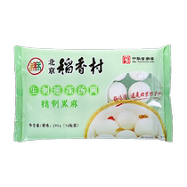 Beijing Rice Fragrance Village Soup Round Old number of flavors Black Sesame Filling QUICK-FROZEN SMALL ROUND CHILD BREAKFAST 290g BAGS