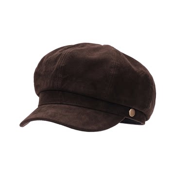 Cheese shop~ins blogger’s same style suede newsboy hat