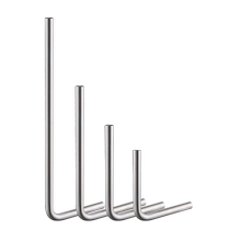 Squat pit stainless steel flush pipe foot flush valve toilet flush tank squat toilet accessories drain pipe outlet elbow