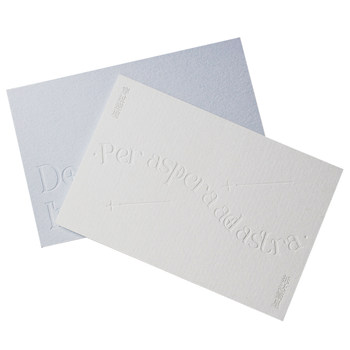 A light and luxurious original handmade greeting card