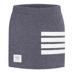 TB short skirt ແມ່ຍິງ hip-covering skirt knitted skirt a-line skirt ງ່າຍດາຍແບບເອີຣົບແລະອາເມລິກາ tb