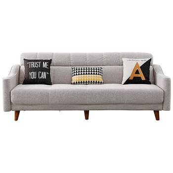 Quanyou furniture fabric sofa nordic simple three-person
