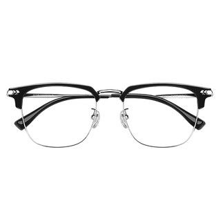 Tong jincheng’s same style half-rim glasses can be customized with prescriptions