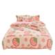 Milk velvet duvet cover single piece