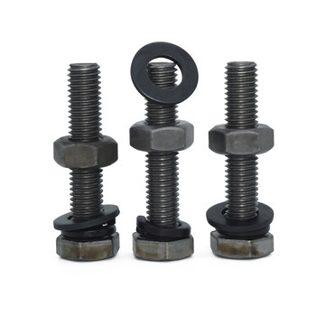 Level 4.8 iron natural color outer hexagonal screw bolt