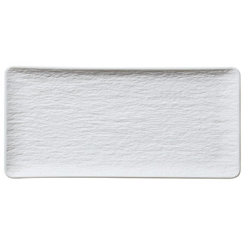 Plate ceramic creative matte black commercial rectangle