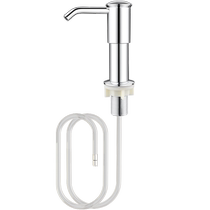 Kitchen dishwashing liquid sink press soap dispenser extension tube washing basin with detergent bottle pressure pump head artifact