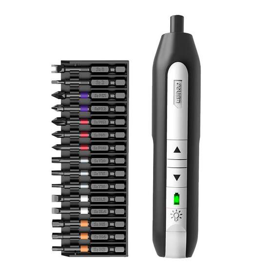 Deli electric screwdriver rechargeable household screwdriver