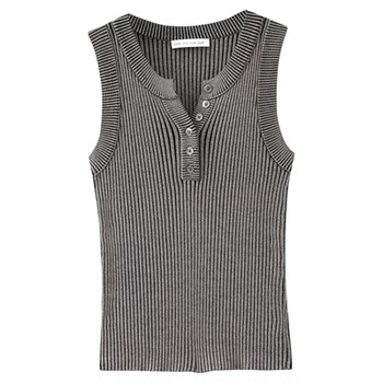 Shuiyunjian american retro street style vest camisole sweater women's distressed sleeveless top 2026 summer new style