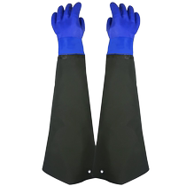 Lanshuai car special car wash gloves plus velvet thickening winter car cleaning autumn and winter car brushing waterproof plush five-finger artifact