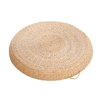Straw futon cushion japanese style tatami home floor