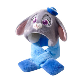 Zootopia plush hat with moving ears in winter