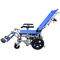 Lit de fauteuil roulant de soins infirmiers multifonctionnel à double usage paralysé personnes âgées pliantes fauteuil de soins inclinable handicapé accoudoir lit de poussée de soins infirmiers