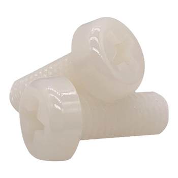 Nylon round head disc head cross plastic screw gb818