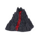 Miniature props for miniature volcano simulation