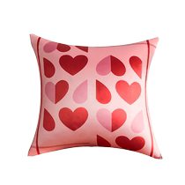 Luo Yijias Heart-to-Heart Cherish bedroom bedside wedding pillows wedding room decoration red love pillows