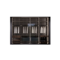 Haolaike high-end corner cloakroom cabinet combination customized walk-in wardrobe overall bedroom space customized