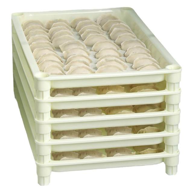 Pp kitchen dumpling tray storage quick freezing freezing