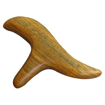 Triangle-Shaped Acupoint Stick Foot Acupoint Massager Acupoint Tapping Stick Foot Therapy Massage Stick Wooden Foot Massage Tool