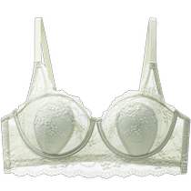 Catman underwear for women with large breasts and small breasts thin seamless comfortable wire-free soft support breast-retracting and anti-sagging bra