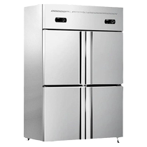 Four Doors Freezer Commercial Large Capacity Refrigerated Freezers Four Doors Open Six Doors Kitchen Stainless Steel Preservation Cabinet Freezer