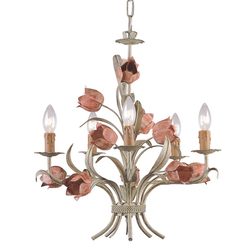 French Pastoral Creative Petal Chandelier American Country Living Room Restaurant Lighting Clothing Store Hotel Decoration