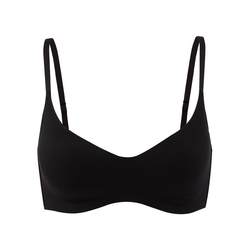 Ubras soft support glossy invisible back hook bra support comfortable seamless bra no steel ring gathered underwear women